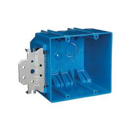 Carlon B232B-UPC Outlet Box, Clamp Cable Entry, Bracket, Stud Mounting, PVC