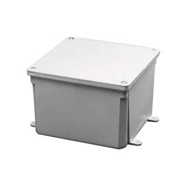 Carlon E987RR Molded Junction Box, Surface Mounting, Polycarbonate