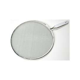 Chef Craft 21006 Splatter Screen, Stainless Steel Screen, Aluminum Frame, White