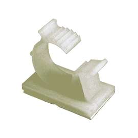 GB GKK-1538 Cable Holder, 3/8 in Dia Max Bundle, Nylon/Plastic, White