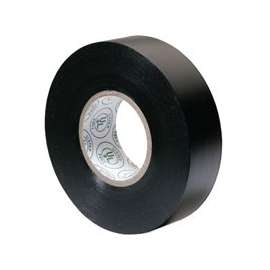GB GTP-607 Electrical Tape, 60 ft L, 7 mil Thick, PVC Backing, Black