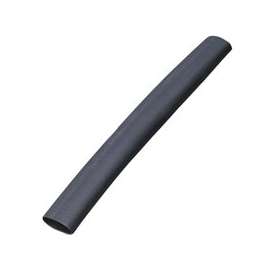 GB HST-125 Heat-Shrink Tubing, 1/8 to 1/16 in Dia, 4 in L, Polyolefin, Black