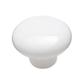 Amerock Allison Value 232WHT Cabinet Knob, 15/16 in Projection