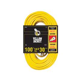CCI 2888 Extension Cord, 14 AWG, Yellow Jacket
