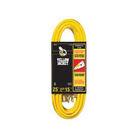 CCI 2886 Extension Cord, 14 AWG, Yellow Jacket