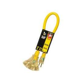 CCI 2882 Power Block, 125 V, 1875 W, Yellow PVC Sheath