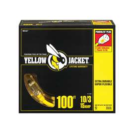 CCI 2806 Extension Cord, 10 AWG, Yellow Jacket