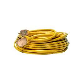 CCI 2992 Extension Cord, 10 AWG, Yellow Jacket