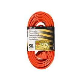 CCI 0819 Extension Cord, 12 AWG, Orange Jacket