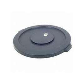 Rubbermaid Brute FG263100GRAY Lid, 32 gal, Round, Gray