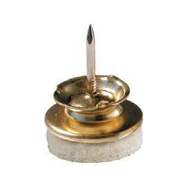 Shepherd Hardware 9938 Furniture Slide Glide, Brass, Almond
