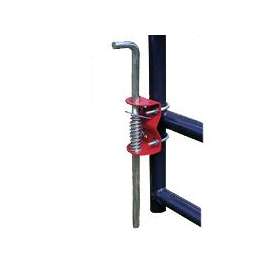 SpeeCo S16100200 Gate Anchor, Steel, Red, For 1-5/8 to 2 in OD Round Tube Gate
