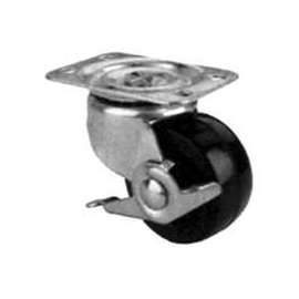 ProSource Heavy Duty Swivel Caster, 4 In Dia, 255 Lb, Rubber