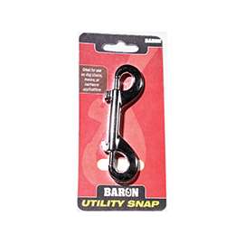 BARON C-162 Bolt Snap, 60 lb Weight Capacity, Steel, Zinc