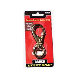 BARON C-251B-2 Quick Snap, 60 lb Weight Capacity, Bronze, Polished