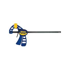 IRWIN QUICK-GRIP 53006 Bar Clamp, 75 lb Weight Capacity, 4-1/4 in Max Opening, 1-3/16 in D Throat, Steel