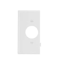 Eaton Wiring Devices STE7W Mid-Size Sectional Wallplate, 1-Gang, Polycarbonate, White