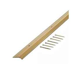 M-D 79004 Carpet Trim, Aluminum, Satin Brass