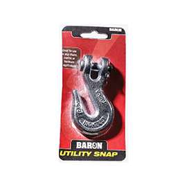 BARON C-330-5/16 Clevis Grab Hook, 3900 lb Working Load Limit, Steel, Electro-Galvanized
