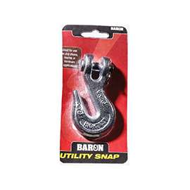 BARON C-330-3/8 Clevis Grab Hook, 5400 lb Working Load Limit, Steel, Electro-Galvanized