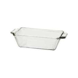 Oneida Oven Basics 81933OBL11 Loaf Dish, 1.5 qt Capacity, Glass, Clear