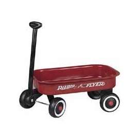 RADIO FLYER W5 Toy Wagon, Steel, Red
