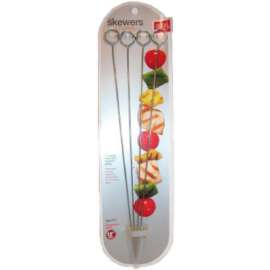 4PK 12" CHR FLT Skewer