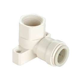 Watts 3521-1008/P-638 Tube Elbow, 1/2 in, 1/2 in, 90 deg, Off-White