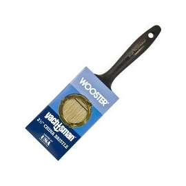 WOOSTER Z1120-2-1/2 Paint Brush, 2-11/16 in L Bristle, Varnish Handle, Steel Ferrule