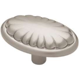 1-1/2"Sat NI Shell Knob