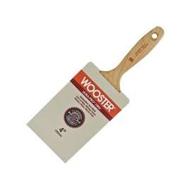WOOSTER 4173-4 Paint Brush, 3-15/16 in L Bristle, Stainless Steel Ferrule