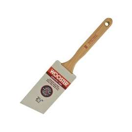 WOOSTER 4174-2-1/2 Paint Brush, 2-15/16 in L Bristle, Sash Handle, Stainless Steel Ferrule