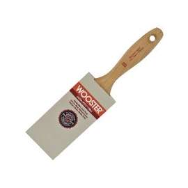 WOOSTER 4176-3 Paint Brush, 3-3/16 in L Bristle, Varnish Handle, Stainless Steel Ferrule