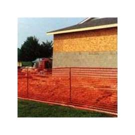 MUTUAL INDUSTRIES 14993-48 Safety Fence, 1-1/4 x 4 in Mesh, Plastic, Orange