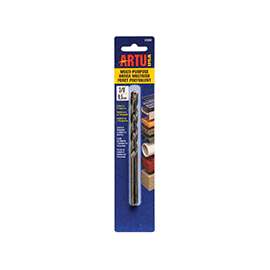 ARTU 01050 Jobber Bit Drill Bit, Parabolic Flute, 3-1/16 in L Flute, Straight Shank, 2-3/16 in L Shank