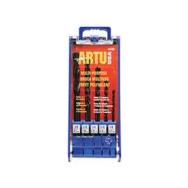 ARTU 01505 Multi-Purpose Drill Bit Set, Cobalt, 5-Piece