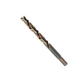IRWIN 73625 Jobber Drill Bit, Spiral Flute, 3-3/4 in L Flute, Reduced Shank, 25/64 in Dia x 1-3/8 in L Shank