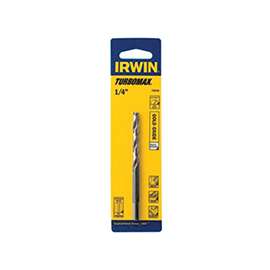 IRWIN 73305 Jobber Drill Bit, Spiral Flute, 1 in L Flute, 3-Flat Shank, 5/64 in Dia x 1 in L Shank