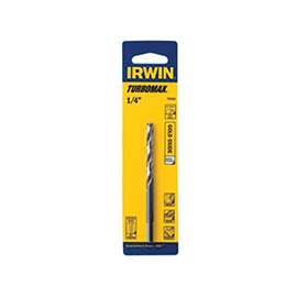 IRWIN 73307 Jobber Drill Bit, Spiral Flute, 1-1/2 in L Flute, 3-Flat Shank, 7/64 in Dia x 1-1/8 in L Shank