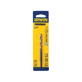 IRWIN 73310 Jobber Drill Bit, Spiral Flute, 2 in L Flute, 3-Flat Shank, 5/32 in Dia x 1-1/8 in L Shank