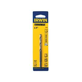 IRWIN 73314 Jobber Drill Bit, Spiral Flute, 2-1/2 in L Flute, 3-Flat Shank, 7/32 in Dia x 1-1/4 in L Shank