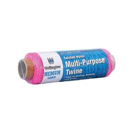 Wellington Opti-Brite 44372 Rhino-Kote Twine, 10 lb Weight Capacity, 260 ft L, #18 Dia, Neon Pink