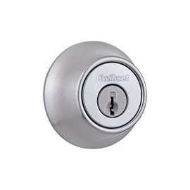 Kwikset 66026DCPRCALRCSK6 Deadbolt, Alike Key, 1-Cylinder, Steel, Satin Chrome