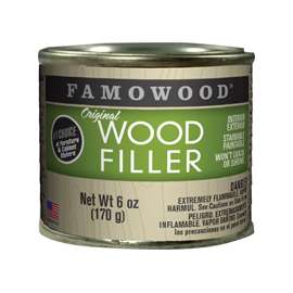 Eclectic 36141122 Solvent-Based Wood Filler, 6 oz Can