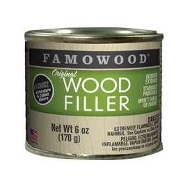 Eclectic 36141126 Solvent-Based Wood Filler, 6 oz Can