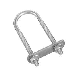 National Hardware N222-109 U-Bolt, 1/4-20 Thread, Steel, Zinc