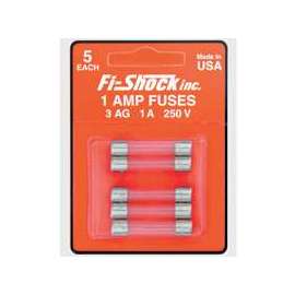 Zareba Fi-Shock 301-402 Fuse, 1 A, 250 V, For Charger Models SS-505CS, SS-9000X, SS-1000X and SS-4000X