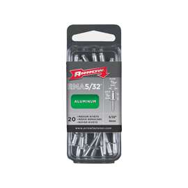 Arrow RMA5/32 Medium Pop Rivet, 1/4 in L, Aluminum