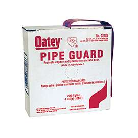 Oatey 38708 Pipe Guard, 4 mil, Polyethylene, Red