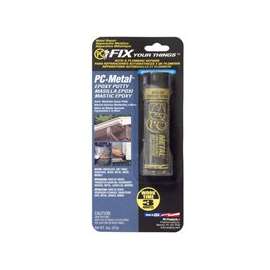Protective Coating PC-METAL 025550 Hand-Moldable Epoxy Putty, Gray, 2 oz Cylinder